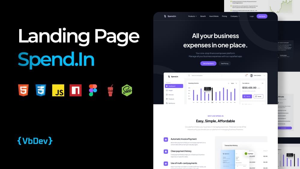 spendin landing page